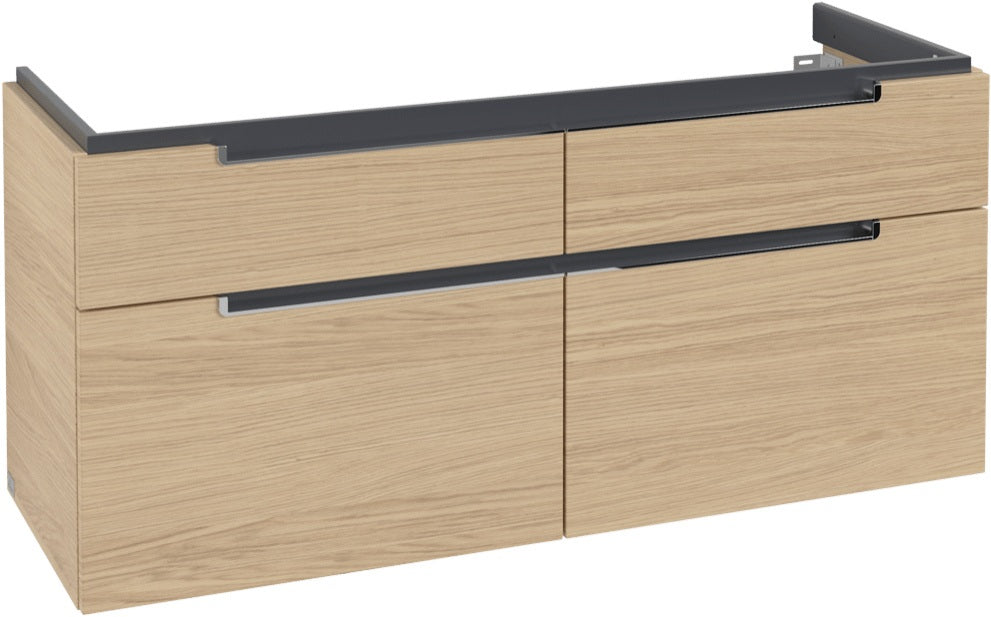 Villeroy & Boch Subway 2.0 Waschtischunterschrank A91710 Glossy White 1287 mm