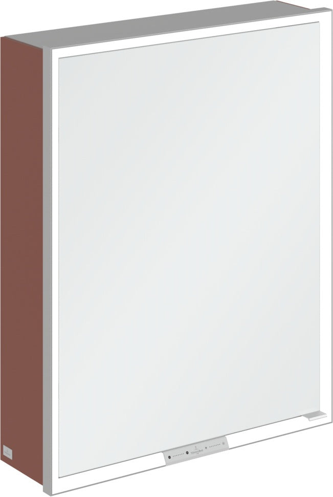 Villeroy & Boch My View+ Spiegelschrank A4816L 600 mm Arizona Oak mit LED-Beleuchtung und SoftClosing
