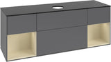 Villeroy & Boch Finion Waschtischunterschrank 1600 mm Glossy White Lacquer mit Beleuchtung