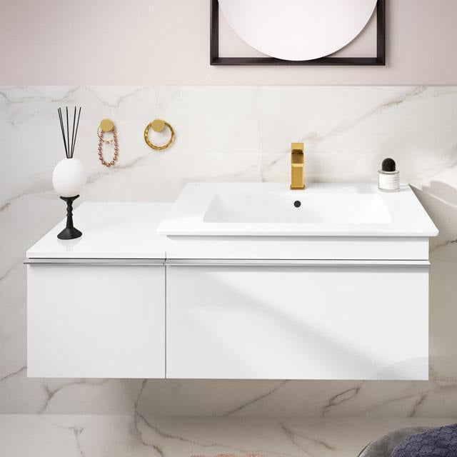 Villeroy & Boch Venticello Waschbeckenunterschrank 753 mm Glossy White mit Auszug