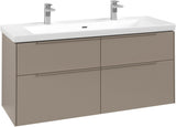 Villeroy & Boch Waschtischunterschrank Subway 3.0 C 602L0, 1272 mm, Brilliant White, mit LED-Beleuchtung