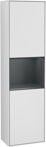 Villeroy & Boch Hochschrank Finion G460GF – Hochglanz Weiß, LED-Beleuchtung, SoftClose