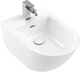 Villeroy & Boch Wand-Bidet Subway 3.0 375x560mm Oval Weiß Alpin mit Überlauf und Hahnloch