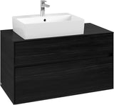 Villeroy & Boch Waschtischunterschrank Collaro C126 Black Oak 1000 mm mit SoftClosing