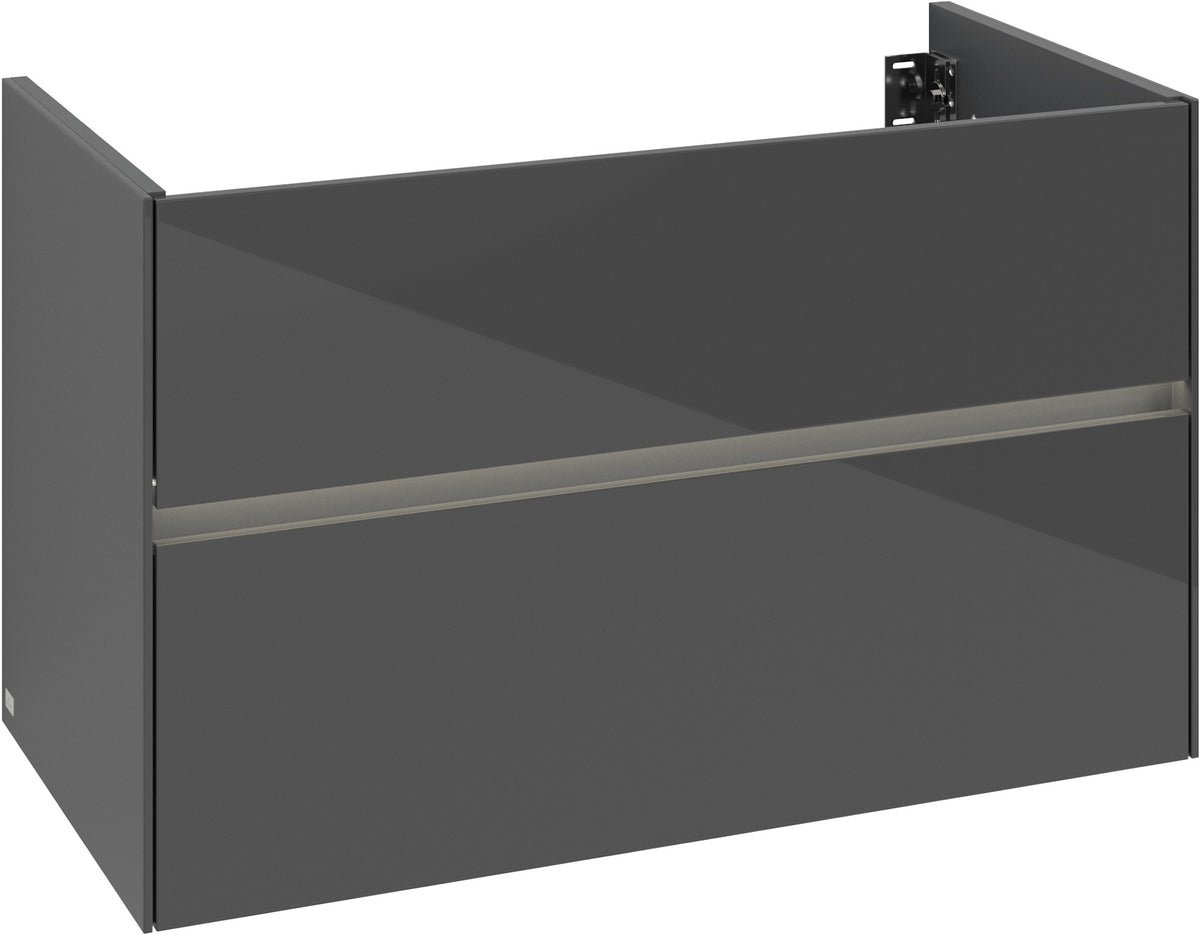 Villeroy & Boch Waschbeckenunterschrank Collaro C13900 in White Oak – 996 mm, 2 Auszüge, SoftClosing