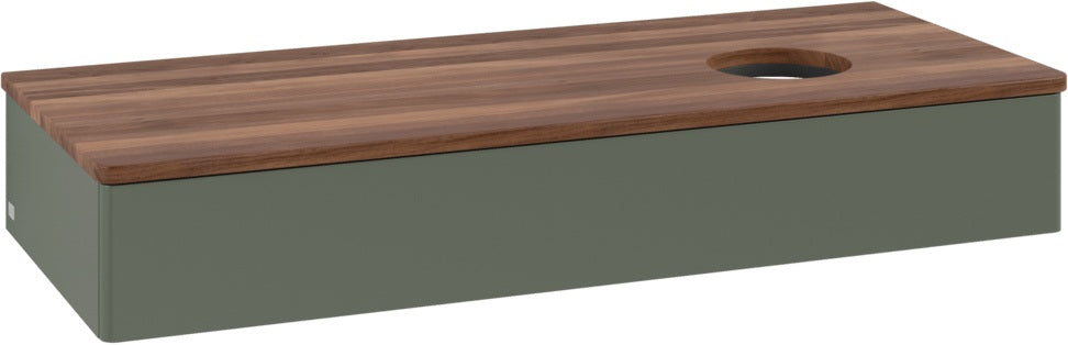 Villeroy & Boch Waschtischunterschrank Antao 1200 mm Anthrazit Matt mit LED-Auszugsbeleuchtung
