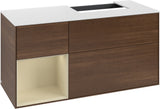 Villeroy & Boch Waschtischunterschrank Finion G141G 1200 mm Glossy White mit LED-Beleuchtung