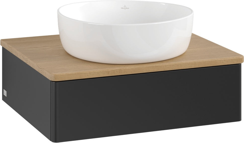 Villeroy & Boch Waschbeckenunterschrank Antao 600 mm Anthrazit Matt mit Auszug