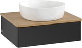 Villeroy & Boch Waschbeckenunterschrank Antao 600 mm Anthrazit Matt mit Auszug