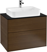 Villeroy & Boch Waschtischunterschrank Finion F3410 800 mm Glossy White Lacquer mit SoftClosing