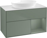 Villeroy & Boch Finion Waschtischunterschrank FA21GFGF 1000 mm Glossy White Lacquer