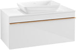 Villeroy & Boch Venticello Waschtischunterschrank 957 mm Glossy White mit Auszug