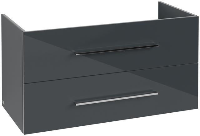 Villeroy & Boch Avento Waschtischunterschrank 780 mm Crystal Grey mit 2 Auszügen
