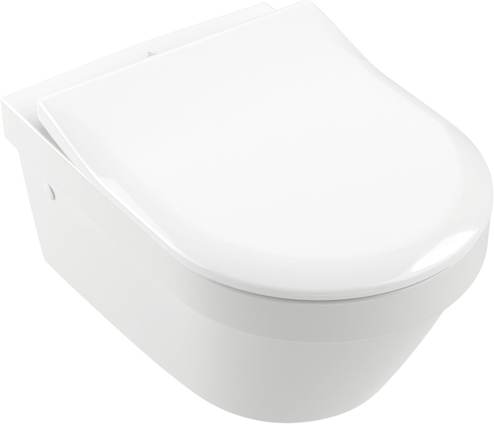 Villeroy & Boch WC-Sitz Architectura SlimSeat 9M70S1 – Oval, Weiß Alpin, SoftClosing