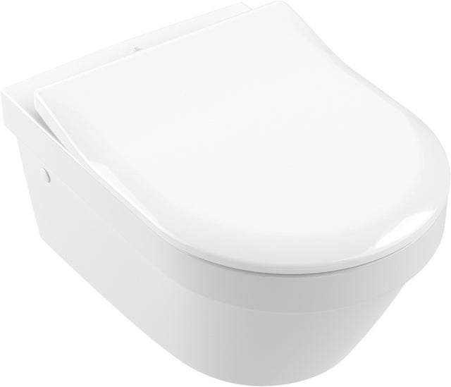 Villeroy & Boch WC-Sitz Architectura SlimSeat 9M70S1 – Oval, Weiß Alpin, SoftClosing