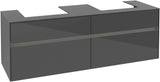 Villeroy & Boch Waschbeckenunterschrank Collaro C021 B0 1600 mm Glossy Grey mit Beleuchtung