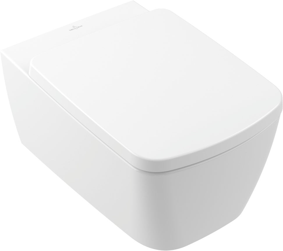 Villeroy & Boch Subway 3.0 Wand-WC Set 370x560mm Rechteck Weiß Alpin CeramicPlus spülrandlos