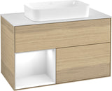 Villeroy & Boch Finion Waschtischunterschrank 1000 mm Glossy White Lacquer – mit LED-Beleuchtung & SoftClosing