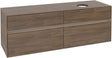 Villeroy & Boch Waschtischunterschrank Collaro C051 B0 1600 mm Arizona Oak mit LED-Beleuchtung