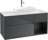 Villeroy & Boch Waschtischunterschrank Finion G831G 1200 mm Glossy White Lacquer mit Beleuchtung