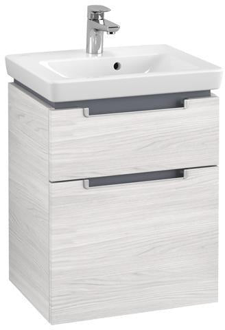 Villeroy & Boch Subway 2.0 Waschtischunterschrank 440 mm Glossy White mit 2 Auszügen