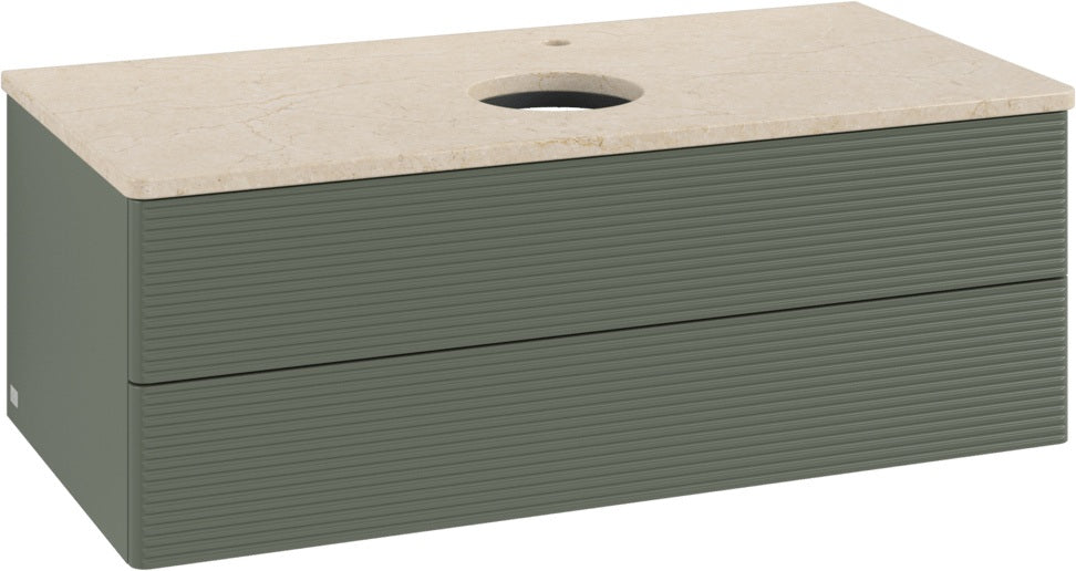 Villeroy & Boch Waschtischunterschrank Antao L20153 1000 mm Anthracite Matt Lacquer mit Hahnlochbohrung
