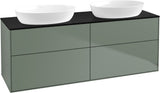 Villeroy & Boch Finion Waschtischunterschrank 1600 mm Glossy White Lacquer mit Beleuchtung