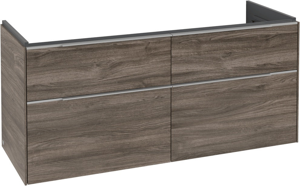 Villeroy & Boch Waschtischunterschrank Subway 3.0 C 602L0, 1272 mm, Brilliant White, mit LED-Beleuchtung