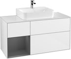 weiß / Mitteldichte Faserplatte (MDF) / G161G K 1200x603x501mm Glossy White