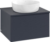 Villeroy & Boch Waschtischunterschrank Antao 600 mm Anthrazit Matt mit LED-Auszugsbeleuchtung
