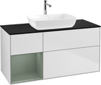 weiß / Mitteldichte Faserplatte (MDF) / F822G M 1200x603x501mm White Matt