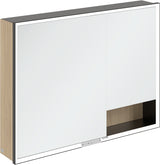 Villeroy & Boch Spiegelschrank My View+ B48110 1000 mm Graphite mit LED-Beleuchtung und SoftClosing