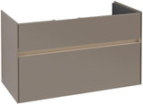Villeroy & Boch Collaro Waschtischunterschrank 954 mm Weiß mit LED-Beleuchtung und 2 Auszügen