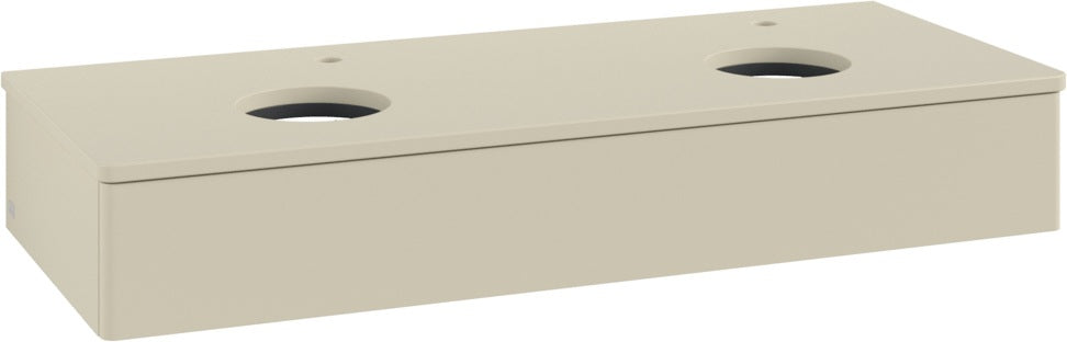 Villeroy & Boch Antao Waschtischunterschrank 1200 mm Silk Grey Matt Lack mit Auszug