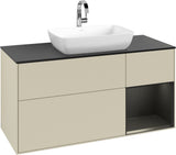 Villeroy & Boch Finion Waschbeckenunterschrank 1200 mm Glossy White Lacquer mit Beleuchtung