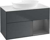 Villeroy & Boch Finion Waschtischunterschrank FA21GFGF 1000 mm Glossy White Lacquer