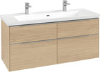 Eiche / aluminium glänzend / Nordic