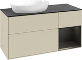 Villeroy & Boch Finion Waschtischunterschrank 1200 mm Glossy White Lacquer mit LED-Beleuchtung
