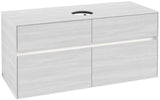 Villeroy & Boch Waschtischunterschrank Collaro C041 B0 1200 mm Glossy Grey mit Beleuchtung