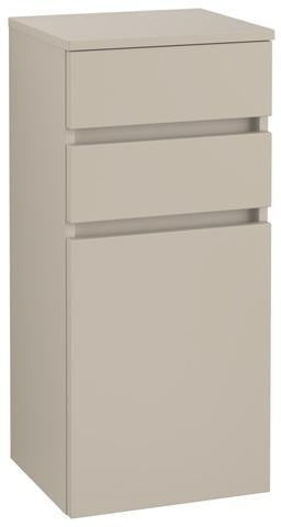 Villeroy & Boch Seitenschrank Legato B72801 400x870x350mm Eckig Soft Grey