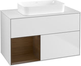 Villeroy & Boch Finion Waschtischunterschrank 1000 mm Glossy White Lacquer – mit LED-Beleuchtung & SoftClosing