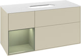 Villeroy & Boch Finion Waschbeckenunterschrank 1200 mm Walnut Veneer mit Beleuchtung