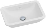 Villeroy & Boch Loop & Friends Unterbauwaschtisch 540x340 mm rechteckig mit Überlauf Weiß Alpin