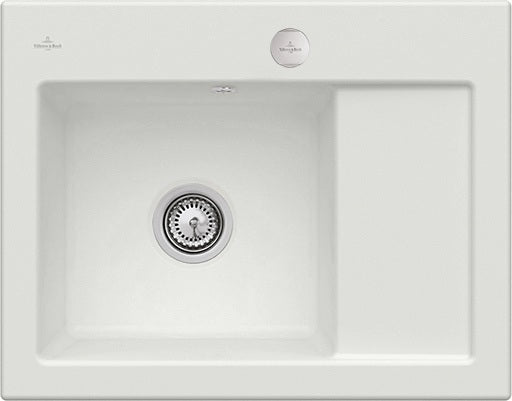 Villeroy & Boch Einbauspüle Subway 45 Compact 650x510mm Weiß Alpin CeramicPlus
