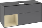 Villeroy & Boch Finion Waschtischunterschrank 1200 mm Glossy White Lacquer mit Beleuchtung