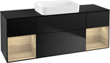 Villeroy & Boch Finion Waschbeckenunterschrank 1600 mm Glossy White Lacquer mit Beleuchtung