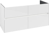 Villeroy & Boch Waschbeckenunterschrank Collaro C147 B0 1261 mm Glossy White mit LED-Beleuchtung