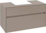 Villeroy & Boch Waschtischunterschrank Collaro C016 B0 1000 mm Taupe mit LED-Beleuchtung