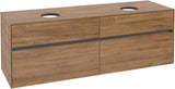 Villeroy & Boch Waschtischunterschrank Collaro C052 1600 mm Kansas Oak – 4 Auszüge, SoftClosing, wandmontiert