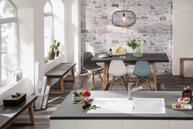 Villeroy & Boch Siluet 50 flat Flächenbündige Spüle 880x490mm Weiß Alpin CeramicPlus